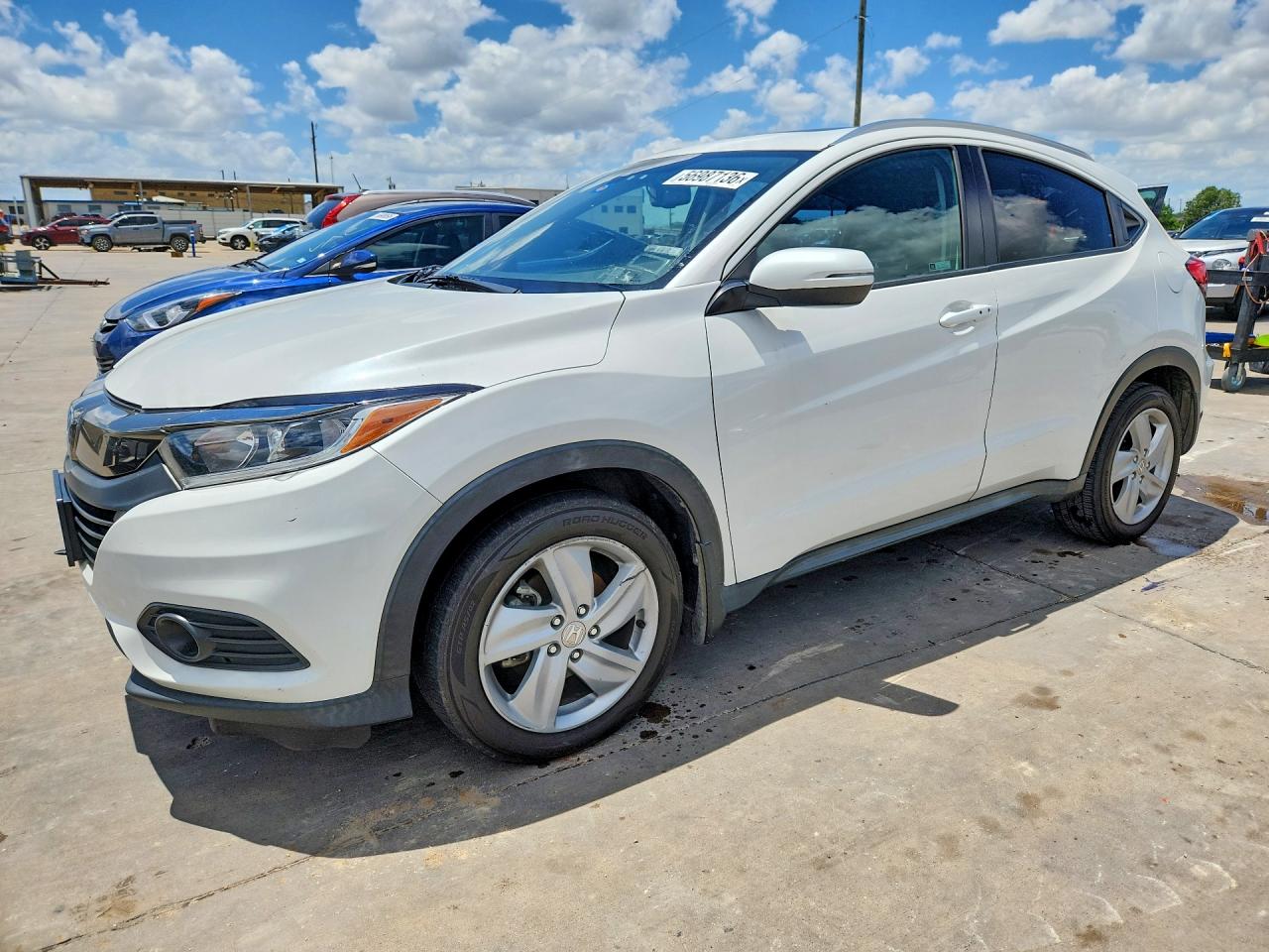 2019 Honda HR-V VIN 3CZRU6H72KM704825 COPART salvage auction — Undercarriage, TX - CERT OF TITLE-REBUILT SALVAGE, sold $1,850 on 2026-07-02 (photo 1)