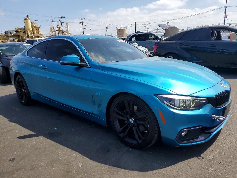 2018 BMW 4 series VIN WBA4W3C5XJAF91328 COPART salvage auction — SIDE, Ca - Salvage Certificate, sold $6,100 on 2026-07-29 (photo 4)