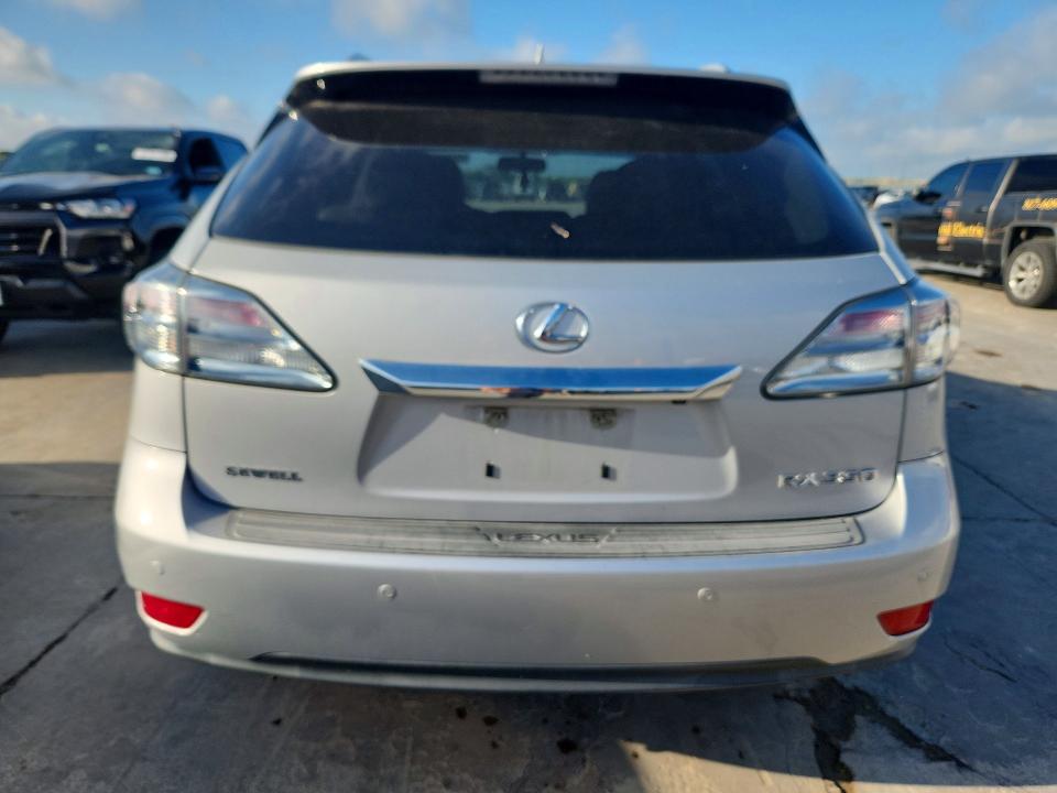 2011 Lexus Rx 350 VIN 2T2ZK1BA6BC060351 COPART salvage auction — FRONT END, TX - CERTIFICATE OF TITLE (P), sold $2,450 on 2026-07-02 (photo 6)