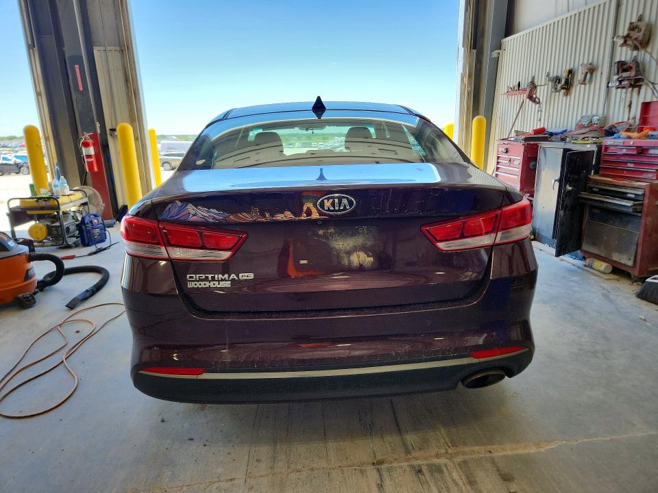2016 Kia Optima VIN 5XXGT4L34GG084738 COPART salvage auction — FRONT END, Ne - Cert Of Title-Salvage, sold $975 on 2026-07-07 (photo 6)