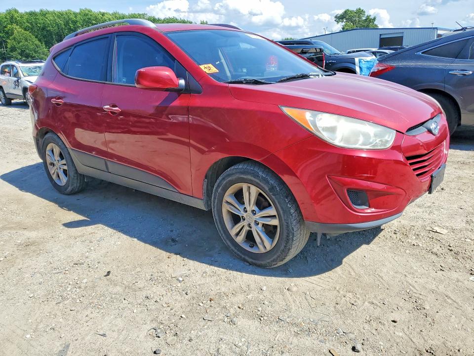 2011 Hyundai Tucson VIN KM8JU3AC2BU176025 COPART salvage auction — REAR END, Va - Certificate Of Title, sold $375 on 2026-07-07 (photo 4)