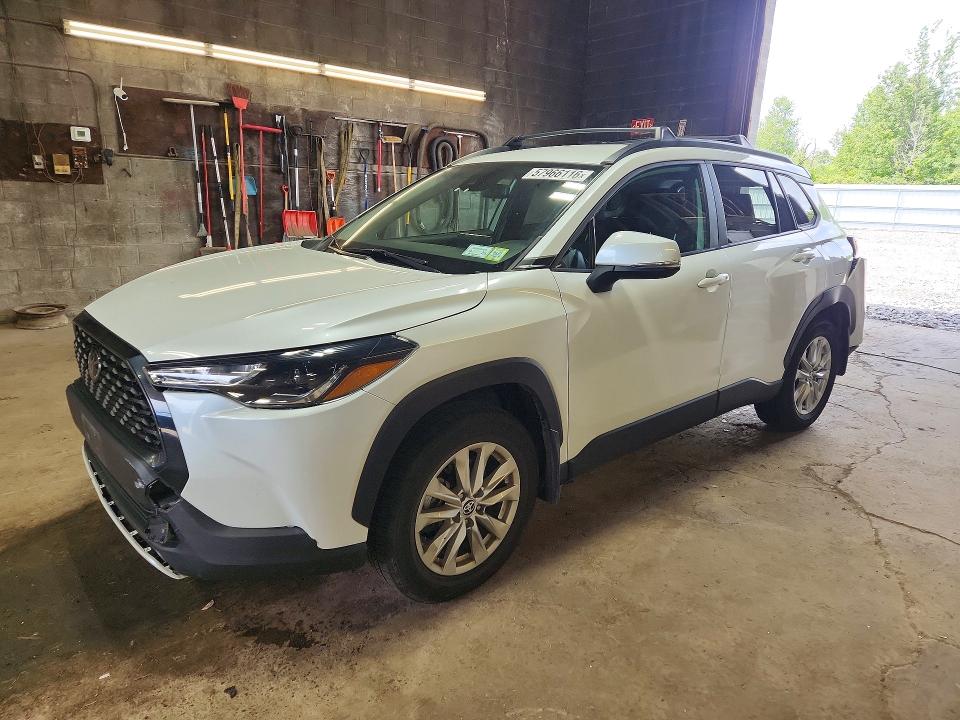 2022 Toyota Corolla cross VIN 7MUCAABG4NV043213 COPART salvage auction — REAR END, Ny - Mv-907A Salvage Certificate, sold $8,100 on 2026-07-27 (photo 1)