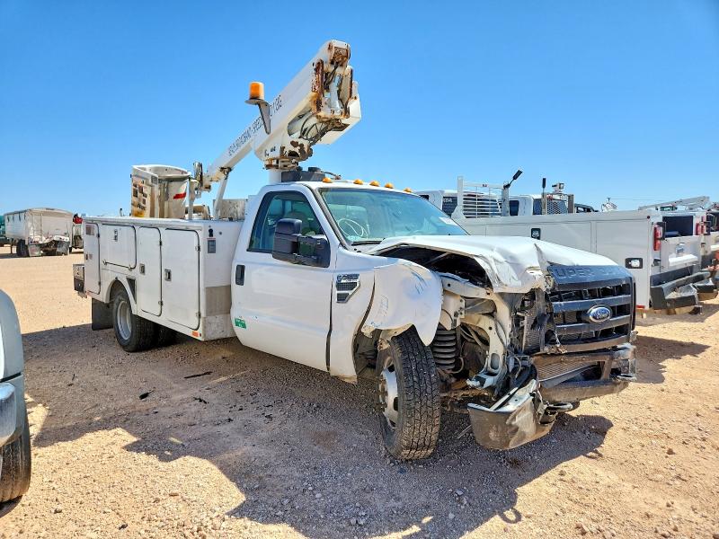 2008 Ford F-350 super duty VIN 1FDWF36588EE43505 COPART salvage auction — FRONT END, TX - SALVAGE VEHICLE TITLE, sold $1,700 on 2026-07-09 (photo 1)