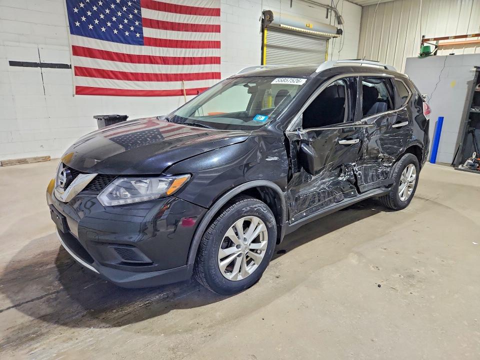2016 Nissan Rogue VIN JN8AT2MV8GW152293 COPART salvage auction — SIDE, Nh - Cert Of Title-Salvage, sold $100 on 2026-07-28 (photo 1)