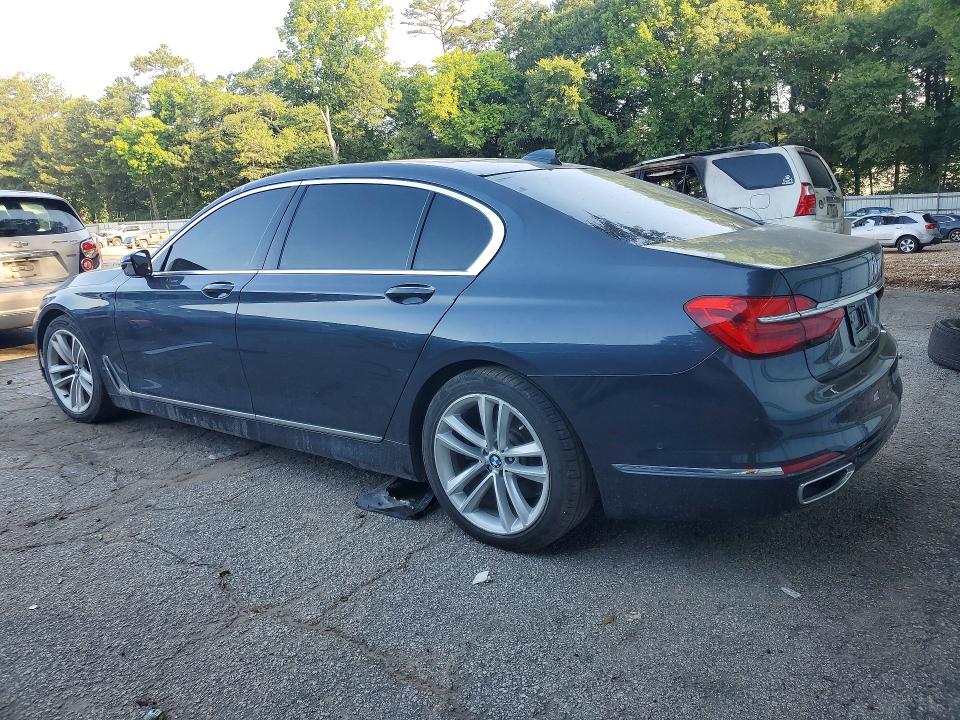 2016 BMW 7er VIN WBA7F0C51GGL99651 COPART salvage auction — SIDE, TX - CERTIFICATE OF TITLE, sold $1,500 on 2026-08-14 (photo 2)