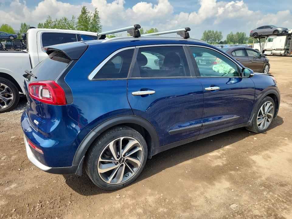 2018 Kia Niro VIN KNDCE3LC2J5178406 COPART salvage auction — FRONT END, ON - PERMIT NO BRAND - UNFIT, sold $3,000 on 2026-07-14 (photo 3)