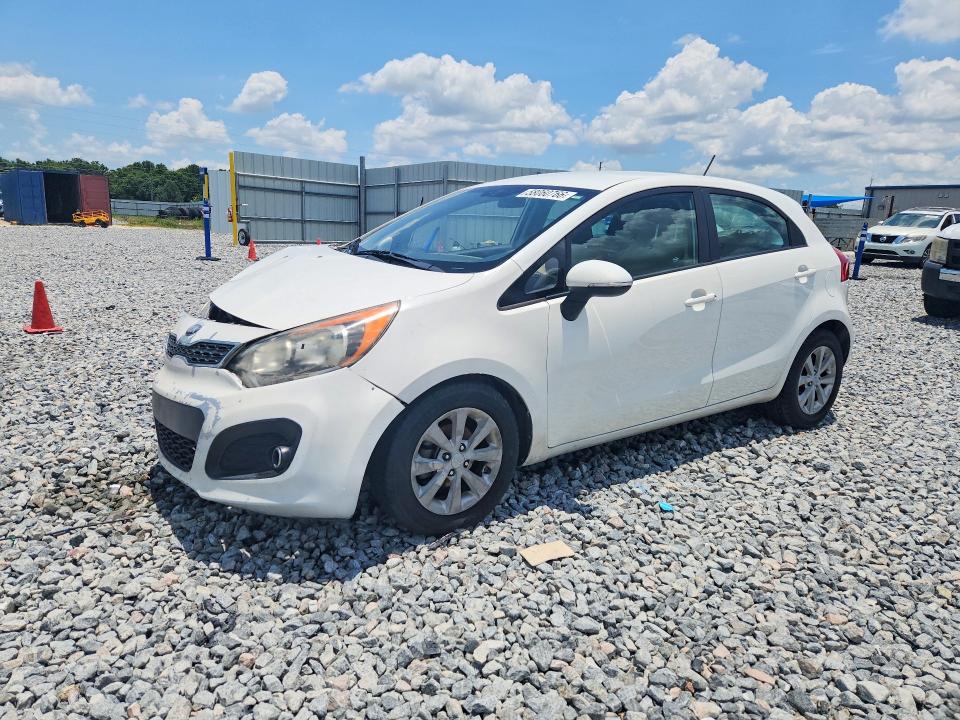 2013 Kia Rio VIN KNADN5A39D6132408 COPART salvage auction — FRONT END, Fl - Cert Of Title Slvg Rebuildable, sold $400 on 2026-07-14 (photo 1)