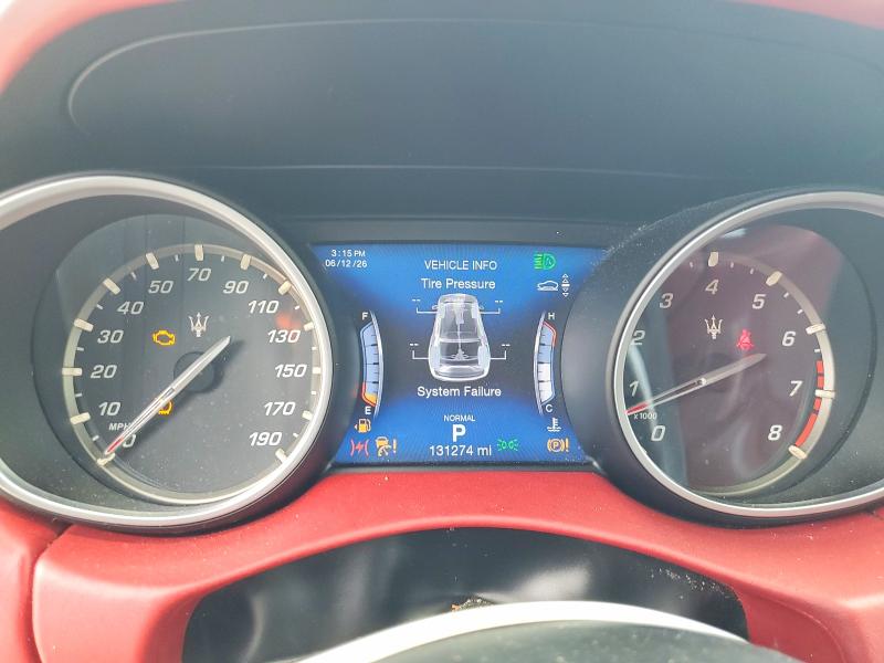 2019 Maserati VIN ZN661XUS1KX318620 COPART salvage auction — MINOR DENT/SCRATCHES, Md - Certificate Of Title (P), sold $8,500 on 2026-07-09 (photo 9)