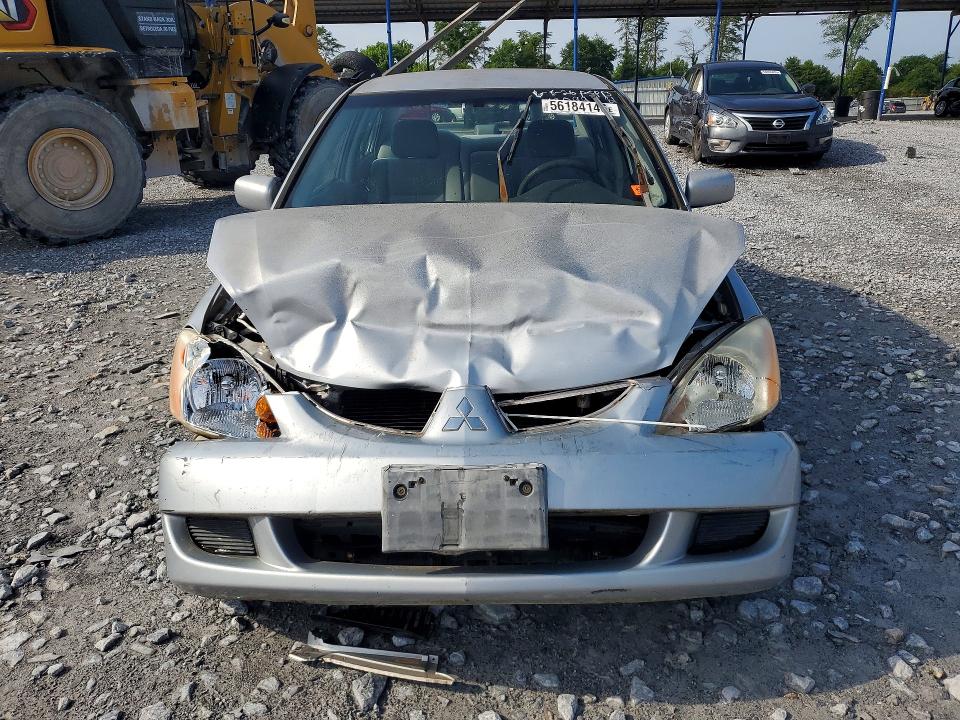 2005 Mitsubishi Lancer VIN JA3AJ26E75U014332 COPART salvage auction — FRONT END, Ga - Cert Of Title-Salvage, sold $350 on 2026-07-09 (photo 5)