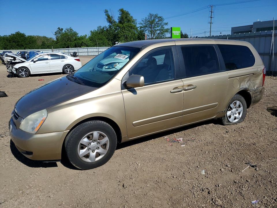 2006 Kia SEDONA VIN KNDMB233266034220 COPART salvage auction — REAR END, Il - Salvage Certificate, sold $900 on 2026-07-22 (photo 1)
