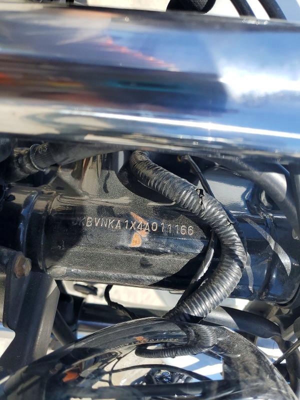2004 Kawasaki Vulcan VIN JKBVNKA1X4A011166 COPART salvage auction — ALL OVER, Ca - Salvage Certificate, sold $225 on 2026-07-09 (photo 9)