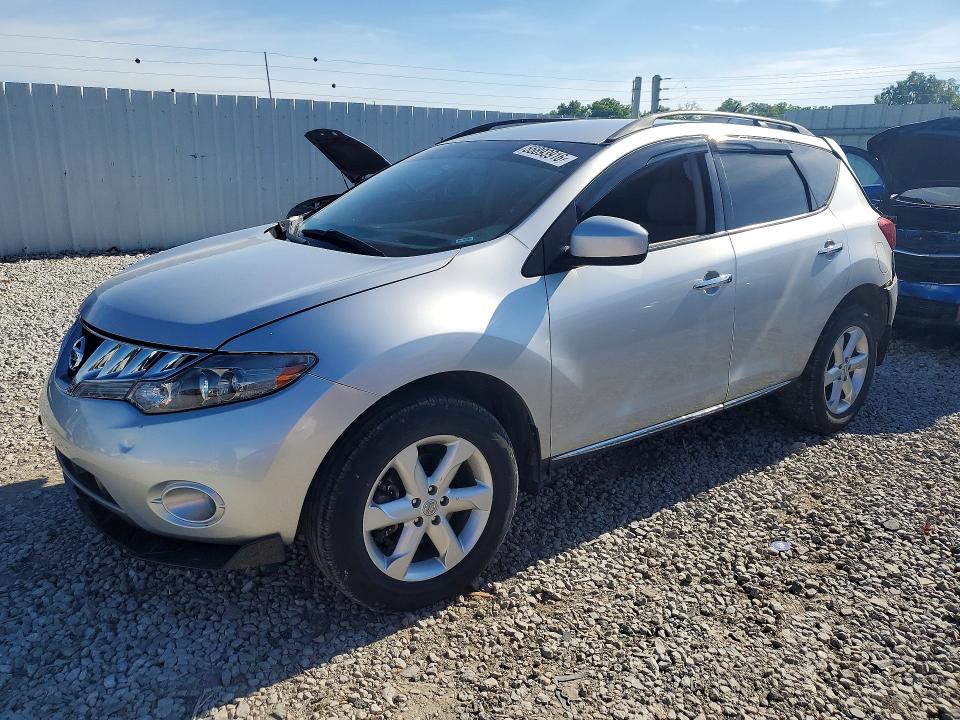 2009 Nissan Murano VIN JN8AZ18U59W025305 COPART salvage auction — REAR END, OH - CERT OF TITLE-SALVAGE, sold $325 on 2026-07-02 (photo 1)
