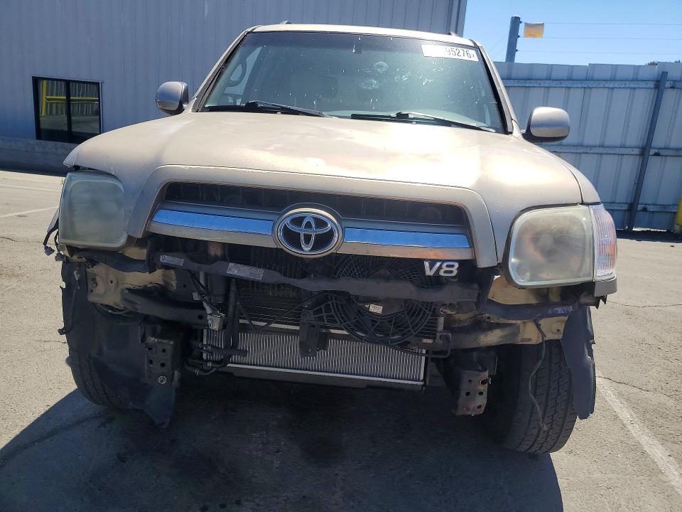 2005 Toyota Sequoia VIN 5TDBT48A45S233758 COPART salvage auction — FRONT END, CA - SALVAGE CERTIFICATE, sold $1,500 on 2026-07-10 (photo 5)