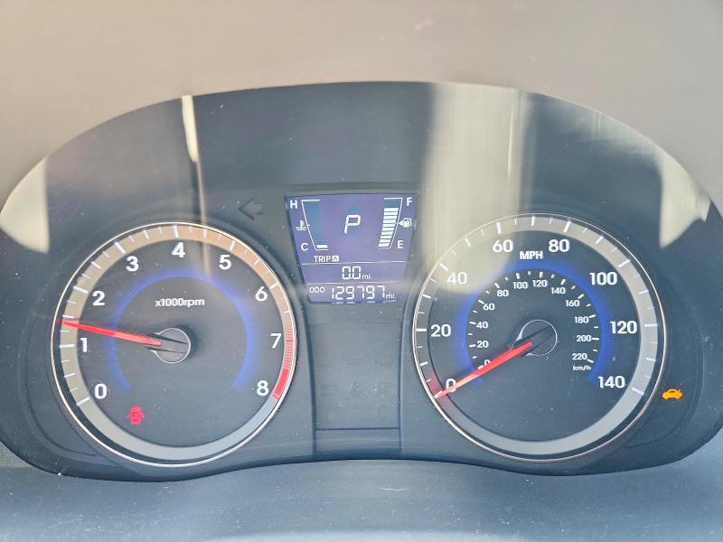 2013 Hyundai Accent VIN KMHCT5AE6DU082533 COPART salvage auction — REAR END, Nm - Cert Of Title-Salvage, sold $1,250 on 2026-07-13 (photo 9)