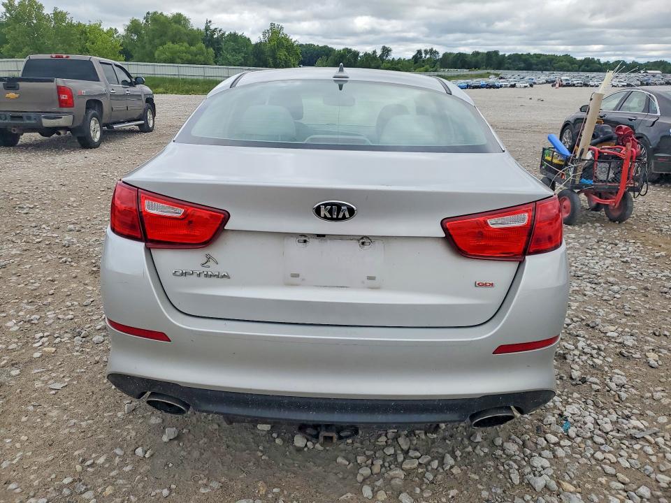2014 Kia Optima VIN 5XXGM4A79EG273935 COPART salvage auction — FRONT END, Mi - Certificate Of Title, sold $1,150 on 2026-07-09 (photo 6)