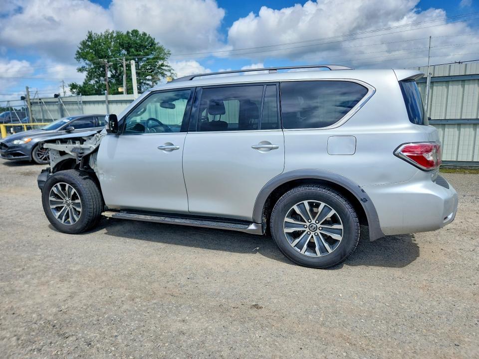 2020 Nissan Armada VIN JN8AY2NC1L9619626 COPART salvage auction — FRONT END, Salvage Title, sold $6,900 on 2026-07-23 (photo 2)