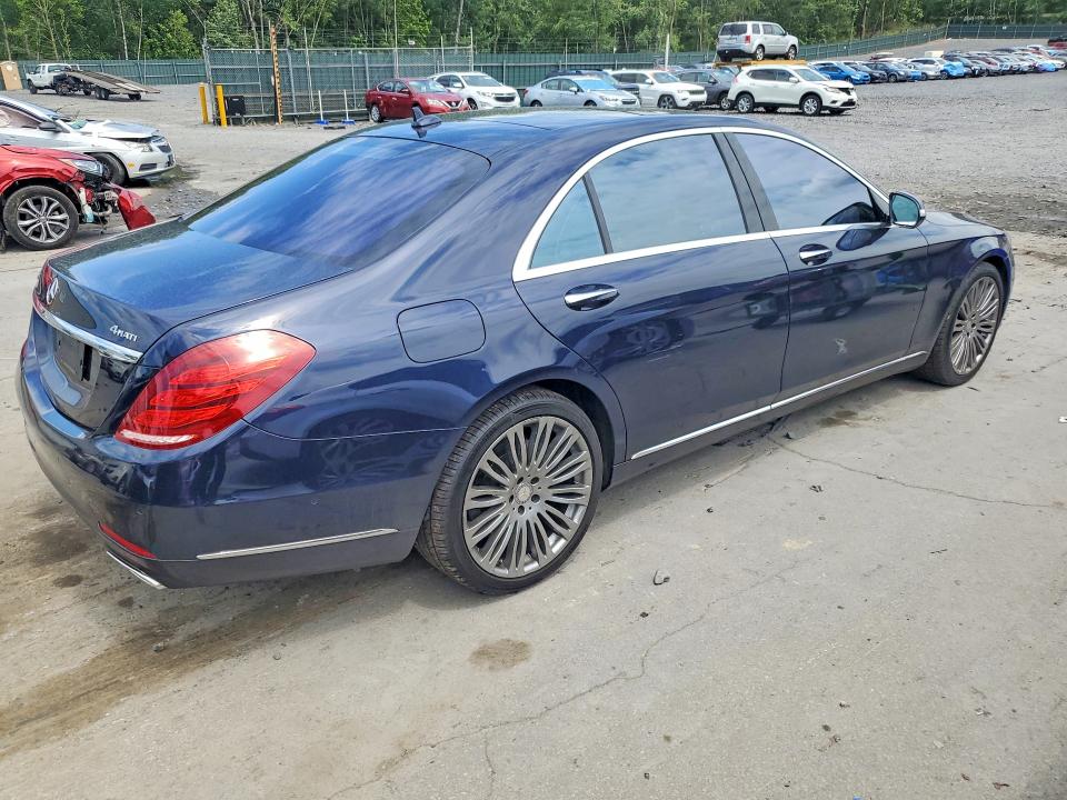 2016 Mercedes-benz S class VIN WDDUG8FB0GA210953 COPART salvage auction — FRONT END, Pa - Cert Of Title, sold $4,250 on 2026-07-28 (photo 3)