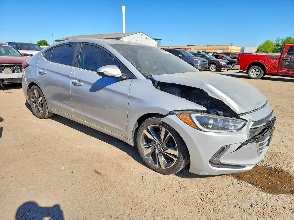 2017 Hyundai Elantra VIN KMHD84LF0HU190366 COPART salvage auction — REAR END, On - Permit Salvage, sold $2,950 on 2026-07-02 (photo 4)