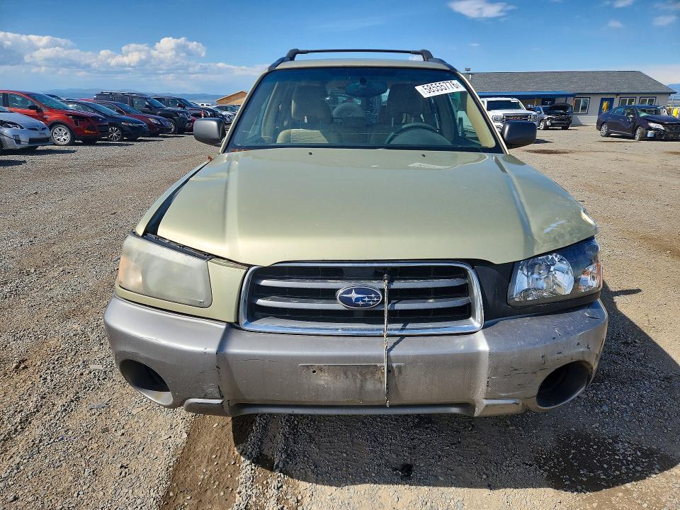 2003 Subaru Forester VIN JF1SG65683H720498 COPART salvage auction — FRONT END, Mt - Certificate Of Title, sold $200 on 2026-07-14 (photo 5)