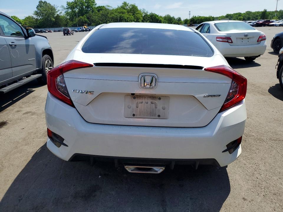 2019 Honda Civic VIN 2HGFC2F87KH592443 COPART salvage auction — ALL OVER, Sc - Salvage Title, sold $125 on 2026-07-28 (photo 6)
