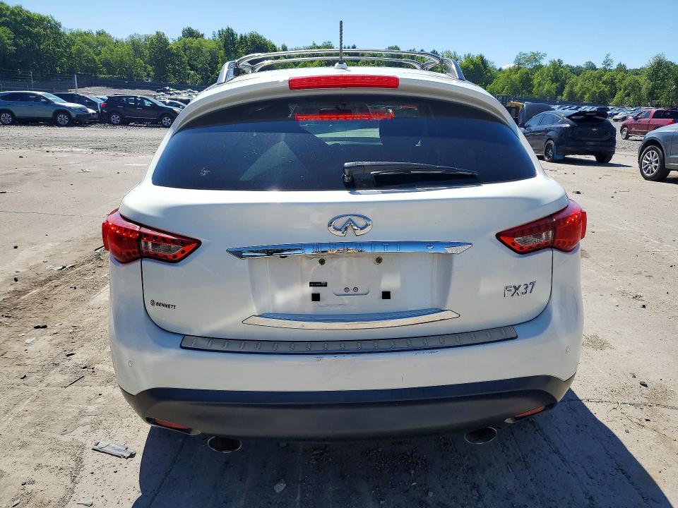 2013 Infiniti Fx VIN JN8CS1MW2DM171671 COPART salvage auction — FRONT END, Pa - Certificate Of Salvage, sold $475 on 2026-07-08 (photo 6)