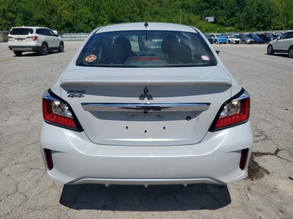 2024 Mitsubishi Mirage VIN ML32FUFJ7RHF03673 COPART salvage auction — FRONT END, Wv - Salvage Certificate, sold $1,300 on 2026-07-30 (photo 6)