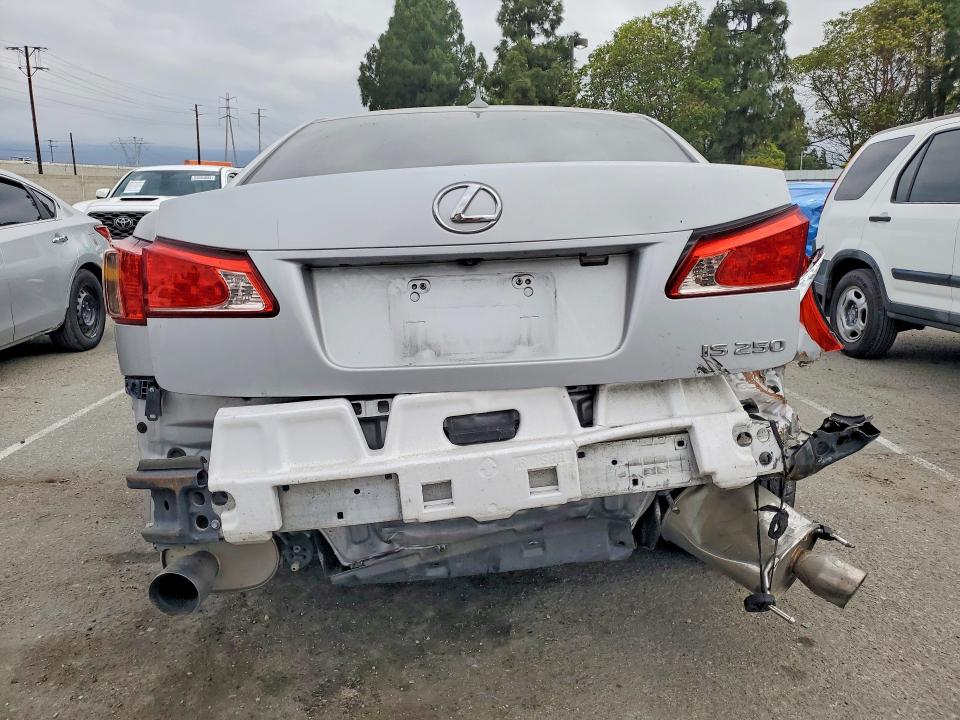 2011 Lexus Is VIN JTHBF5C29B5156155 COPART salvage auction — REAR END, Ca - App For Dup Clean Or Ac, sold $475 on 2026-07-16 (photo 6)