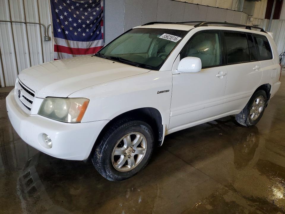 2003 Toyota Highlander VIN JTEHF21A830119788 COPART salvage auction — REAR END, Mn - Cert Of Title-Prior Salvage, sold $650 on 2026-07-27 (photo 1)