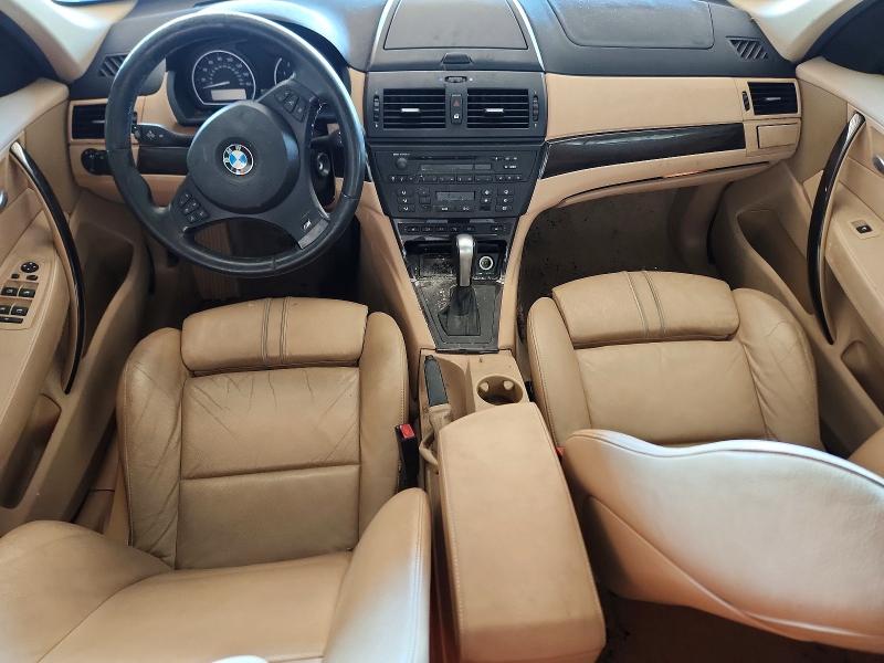 2008 BMW X3 VIN WBXPC93478WJ16249 COPART salvage auction — MECHANICAL, Az - Cert Of Title - Salvage (P), sold $475 on 2026-07-29 (photo 8)