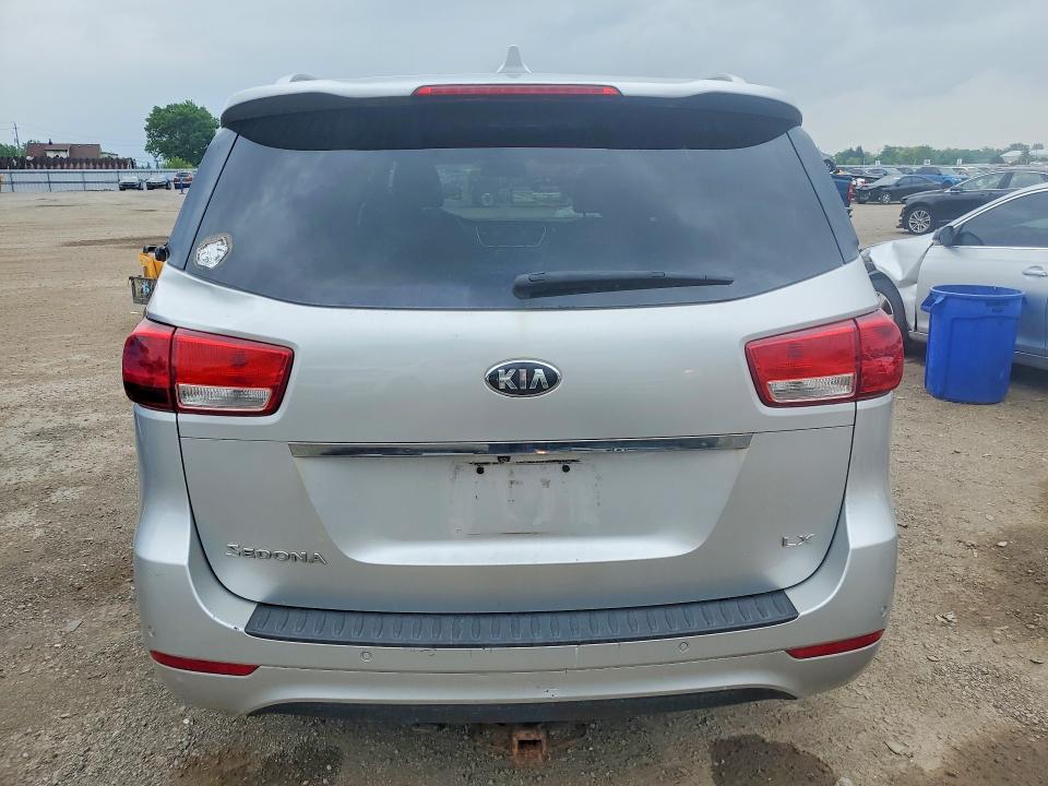 2016 Kia SEDONA VIN KNDMB5C15G6087446 COPART salvage auction — MECHANICAL, On - Permit No Brand - Fit, sold $925 on 2026-07-07 (photo 6)