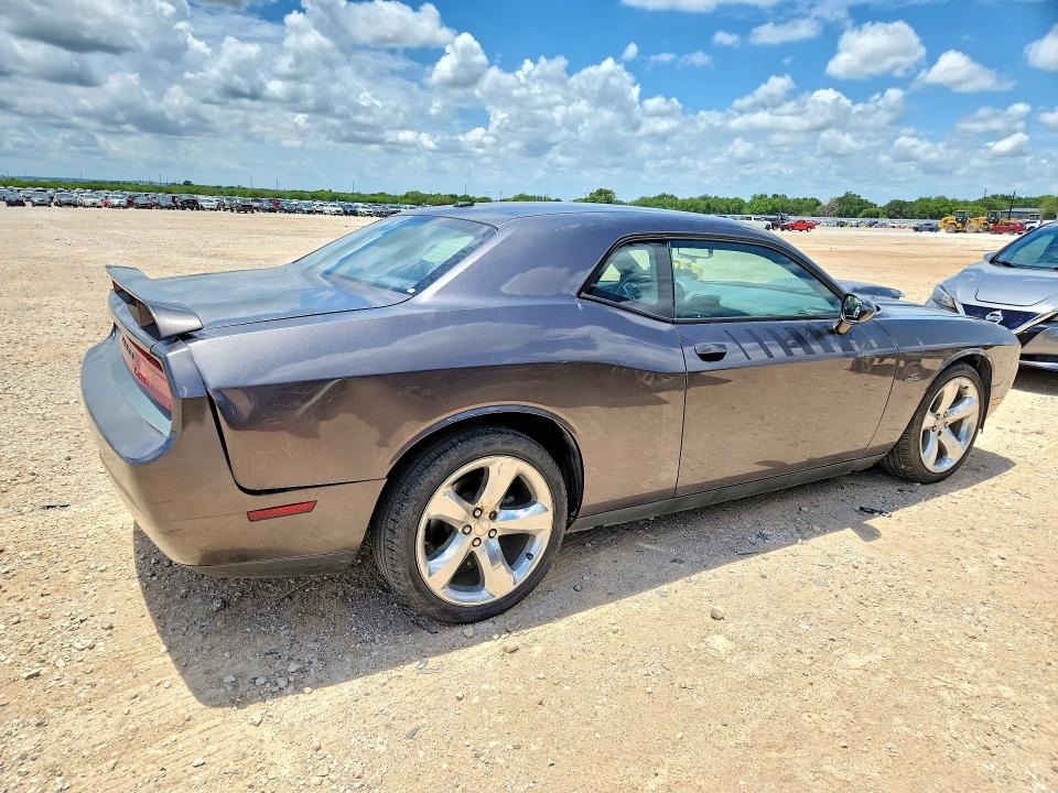 2014 Dodge Challenger VIN 2C3CDYBT8EH302263 COPART salvage auction — WATER/FLOOD, Tx - Salvage Title-Flood Damage, sold $1,250 on 2026-07-02 (photo 3)