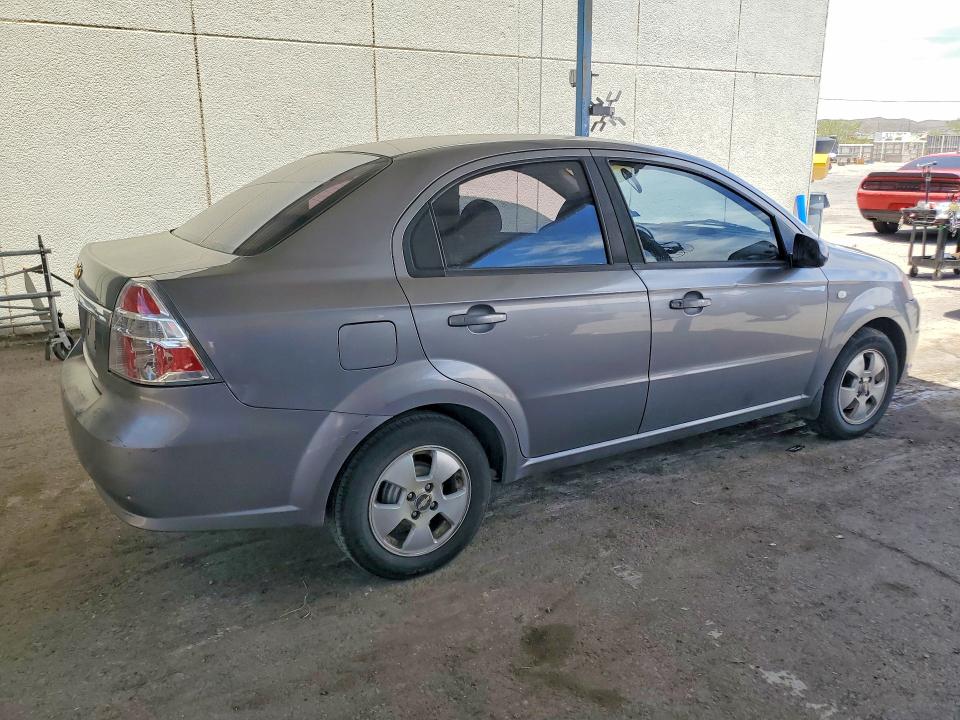 2007 Chevrolet Aveo VIN KL1TD56617B104447 COPART salvage auction — SIDE, Tx - Salvage Vehicle Title, sold $350 on 2026-07-24 (photo 3)