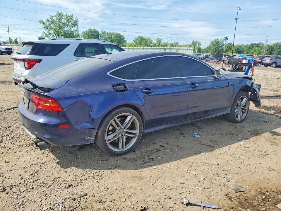 2014 Audi S7 VIN WAUW2AFC5EN035054 COPART salvage auction — FRONT END, Mi - Dealer Only-Rebuilt Salvage, sold $3,650 on 2026-07-28 (photo 3)