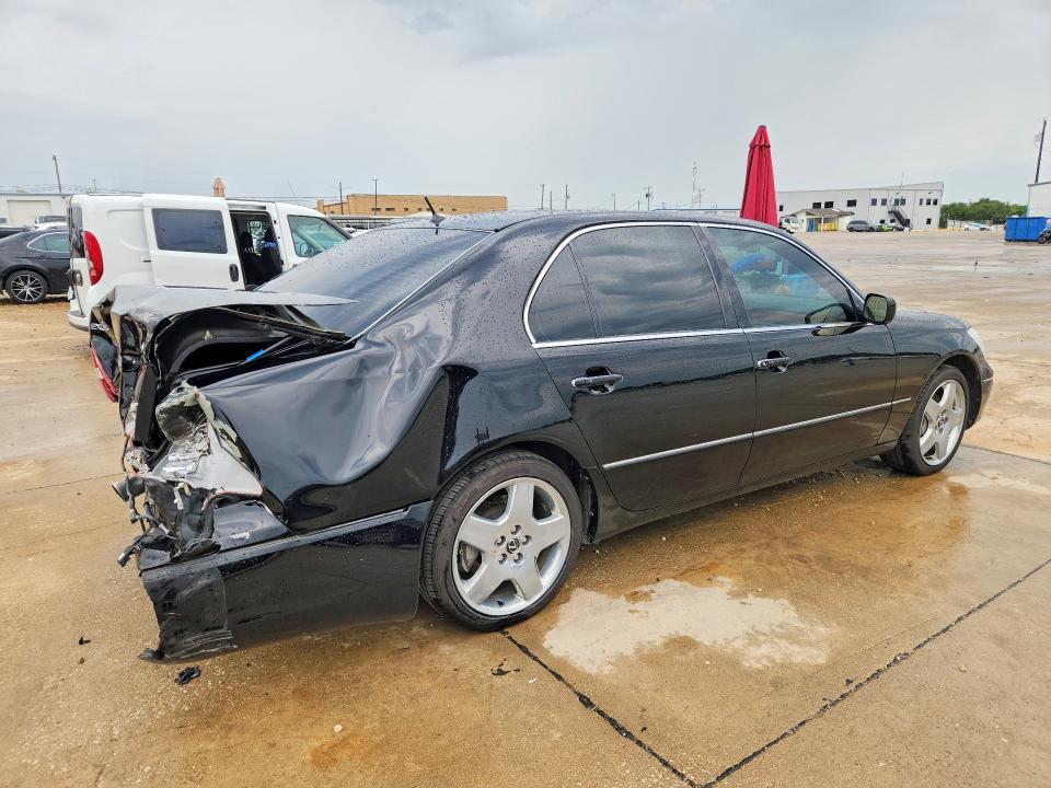 2005 Lexus Ls VIN JTHBN36F350174559 COPART salvage auction — REAR END, Tx - Salvage Vehicle Title, sold $250 on 2026-07-16 (photo 3)