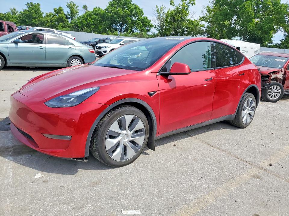 2023 Tesla Model y VIN 7SAYGDEE2PF847918 COPART salvage auction — FRONT END, Mo - Salvage Certificate Of Title, sold $10,200 on 2026-07-24 (photo 1)