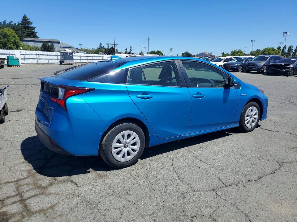 2022 Toyota Prius VIN JTDKAMFU9N3178597 COPART salvage auction — SIDE, Ca - Salvage Certificate, sold $3,850 on 2026-07-24 (photo 3)