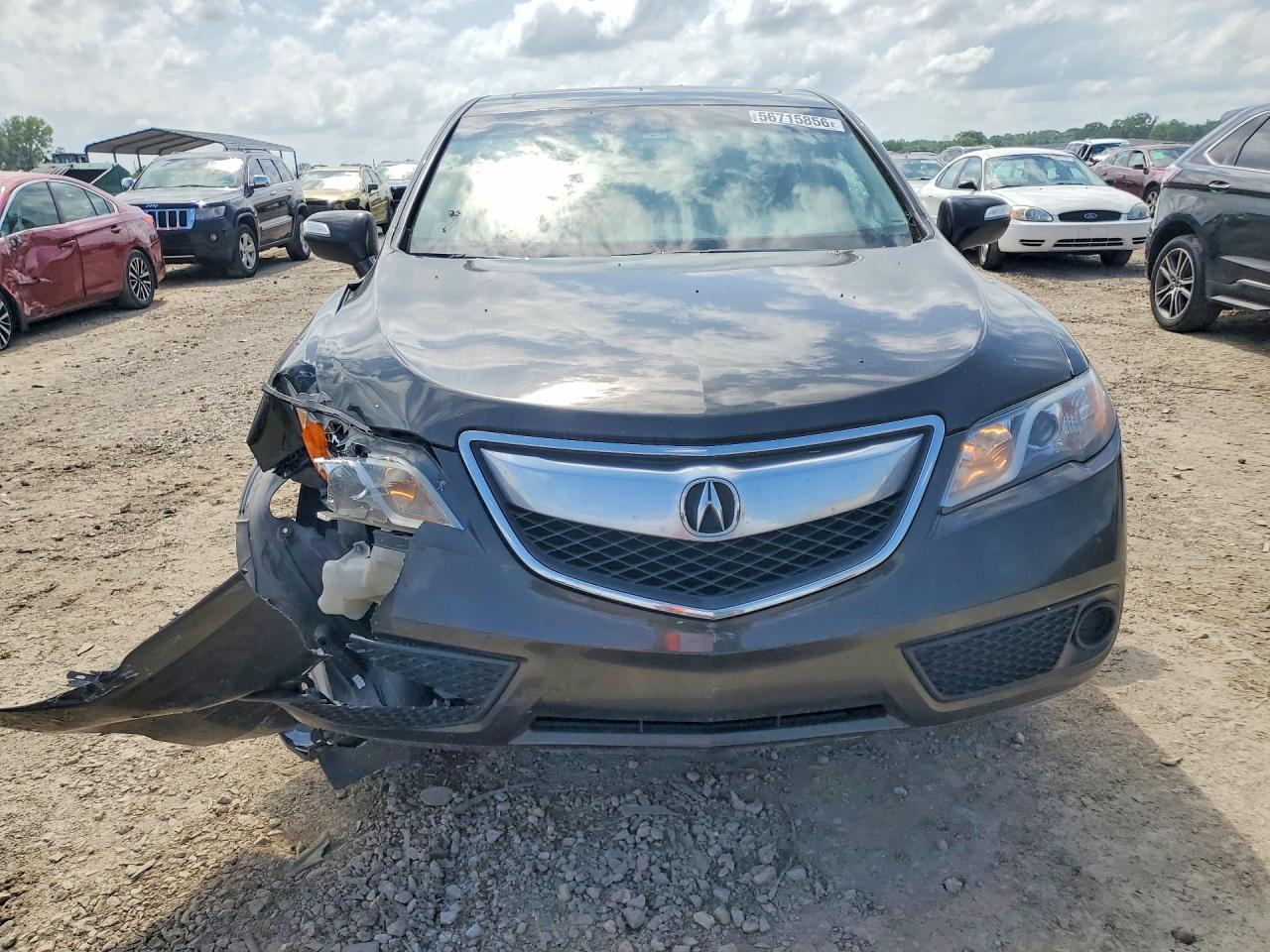 2014 Acura RDX VIN 5J8TB4H34EL013712 COPART salvage auction — Front End, KS - CERT OF TITLE-SALVAGE, sold $675 on 2026-07-09 (photo 5)