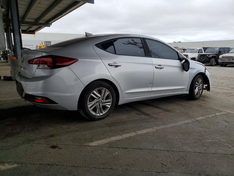 2019 Hyundai Elantra VIN KMHD84LF7KU767711 COPART salvage auction — VANDALISM, Ca - Dis/Dlr/Exp Only Clean Title (P), sold $2,200 on 2026-07-28 (photo 3)