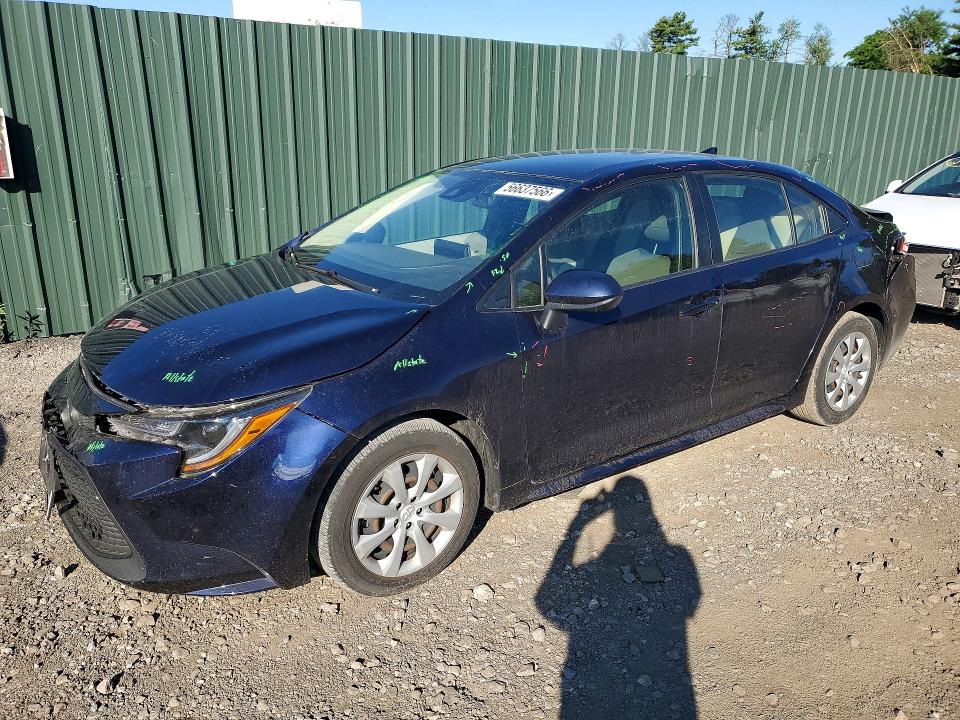 2021 Toyota Corolla VIN JTDEPMAEXMJ175388 COPART salvage auction — REAR END, Md - Cert Of Salvage < 75% Damage, sold $4,900 on 2026-07-06 (photo 1)