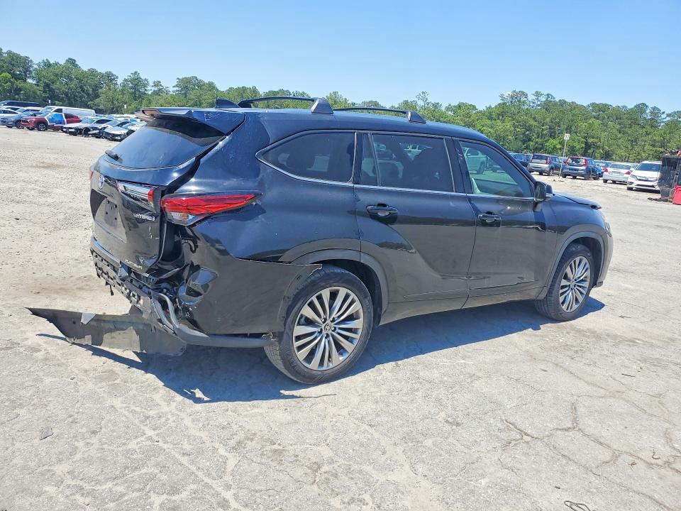 2022 Toyota Highlander VIN 5TDFARAH4NS014388 COPART salvage auction — REAR END, Ga - Cert Of Title-Salvage, sold $18,900 on 2026-07-09 (photo 3)