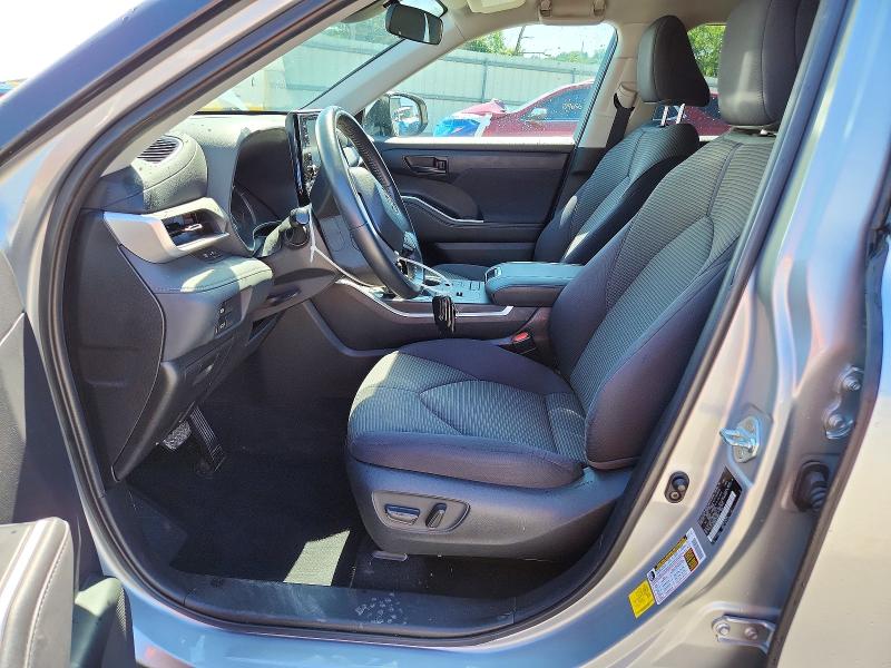 2022 Toyota Highlander VIN 5TDZZRAH2NS113801 COPART salvage auction — FRONT END, Tn - Salvage Certificate, sold $16,800 on 2026-07-27 (photo 7)