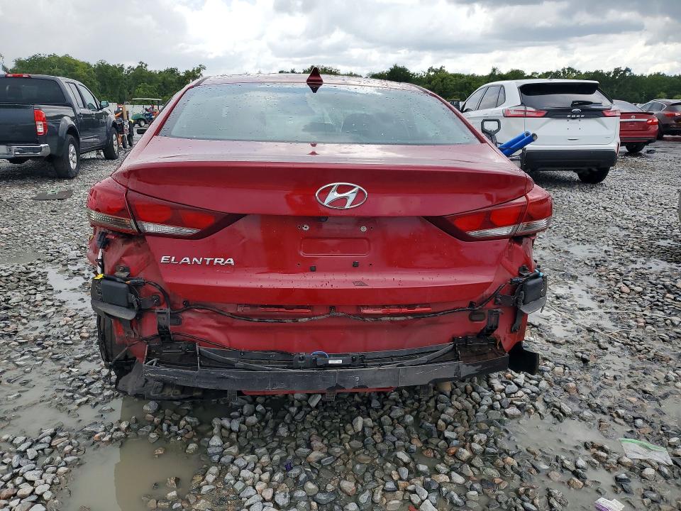 2017 Hyundai Elantra VIN KMHD84LF5HU298725 COPART salvage auction — SIDE, FL - CERT OF TITLE SLVG REBUILDABLE, sold $975 on 2026-07-15 (photo 6)