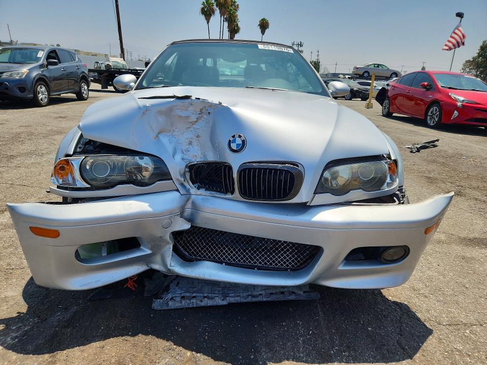 2001 BMW M3 VIN WBSBR93481EX20516 COPART salvage auction — FRONT END, Ca - Salvage Certificate, sold $8,600 on 2026-07-17 (photo 5)