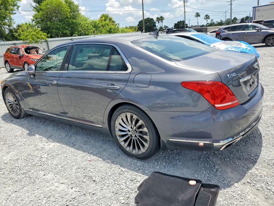 2017 Genesis VIN KMHG34JA0HU022990 COPART salvage auction — MINOR DENT/SCRATCHES, Fl - Certificate Of Title, sold $7,900 on 2026-07-08 (photo 2)