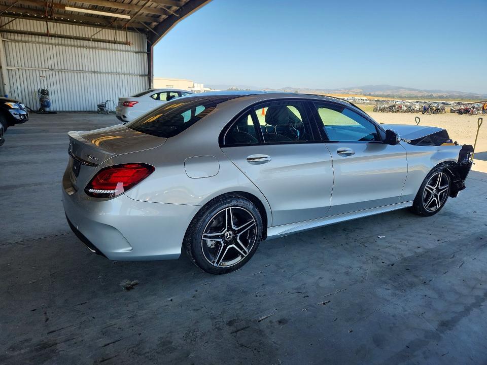 2020 Mercedes-benz C-klasse VIN W1KWF8EB3LR579783 COPART salvage auction — FRONT END, Ca - Salvage Certificate, sold $10,500 on 2026-07-30 (photo 3)