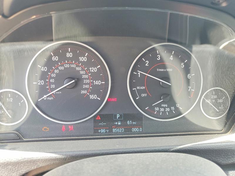 2016 BMW 3 series VIN WBA8E9C51GK648572 COPART salvage auction — FRONT END, Tx - Cert Of Title-Rebuilt Salvage, sold $1,050 on 2026-07-09 (photo 9)