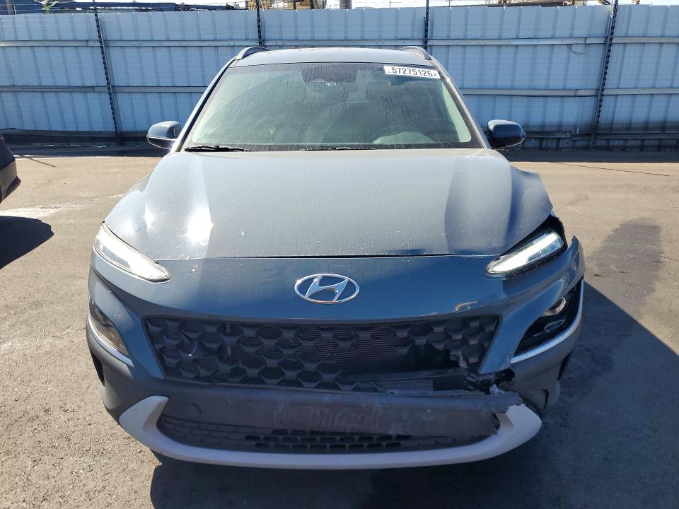 2023 Hyundai Kona VIN KM8K62AB0PU937920 COPART salvage auction — FRONT END, CA - SALVAGE CERTIFICATE, sold $3,200 on 2026-07-20 (photo 5)