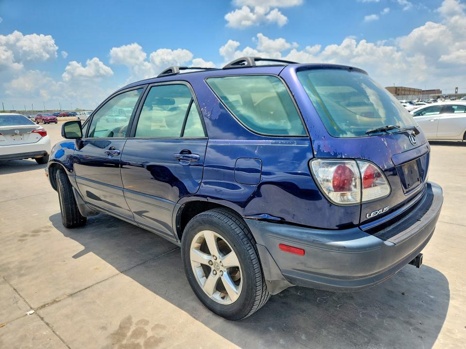 2001 Lexus Rx VIN JTJGF10U810084119 COPART salvage auction — FRONT END, Tx - Salvage Vehicle Title, sold $525 on 2026-07-09 (photo 2)