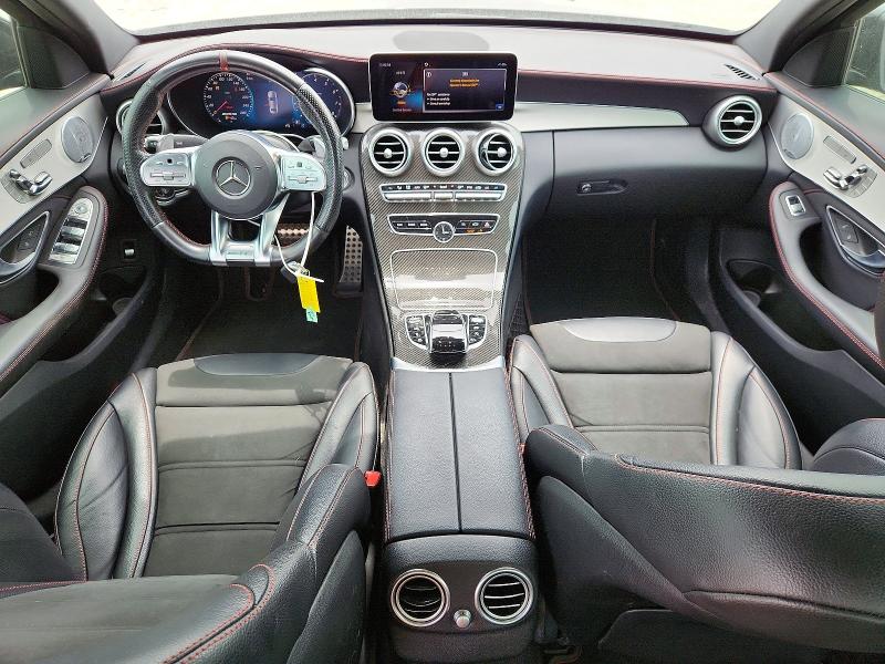 2019 Mercedes-benz C-klasse amg VIN 55SWF6EB2KU308733 COPART salvage auction — FRONT END, Tx - Salvage Vehicle Title, sold $10,300 on 2026-08-06 (photo 8)