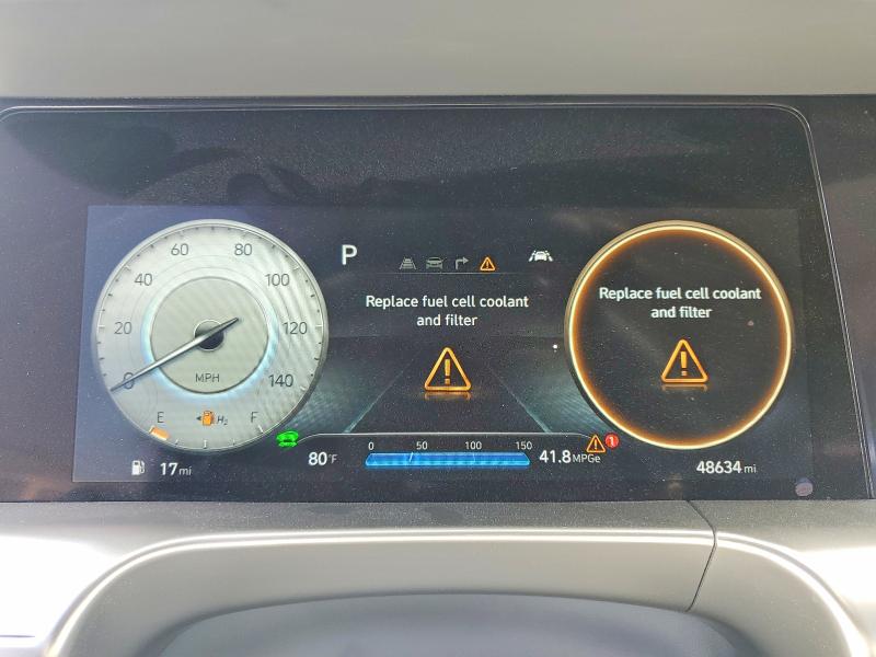 2022 Hyundai Nexo VIN KM8J84A6XNU022090 COPART salvage auction — NORMAL WEAR, CA - SALVAGE CERTIFICATE, sold $850 on 2026-07-16 (photo 9)